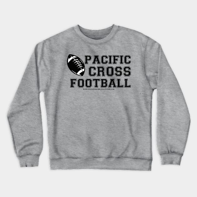 PC Football - Black Crewneck Sweatshirt by Hannah McBride